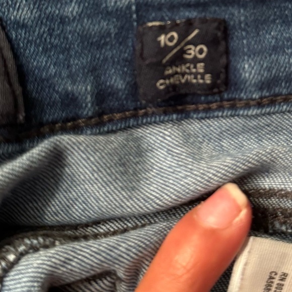Lucky Brand Medium Wash Ankle Skinny Jeans Size 10 - Picture 4 of 5